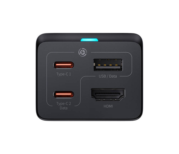 BASEUS Ładowarka sieciowa GaN5 Pro 2xUSB-C + USB + HDMI, 67W - 1140078 - zdjęcie 2